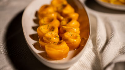 "Ангелски гушки" с портокалово-ментов сироп