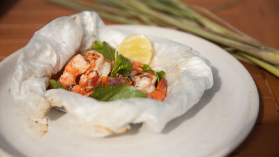 Скариди в хартия