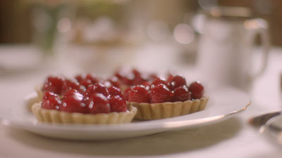 Тарталети с малини
