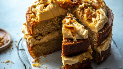 Ирландска ябълкова торта със солен карамел