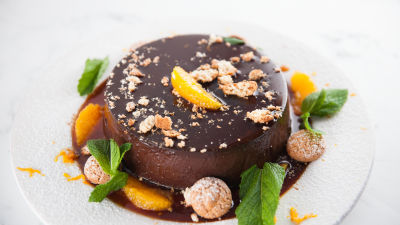 Шоколадов пудинг с амарети