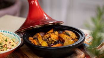 Зеленчуков тажин с кускус с нар