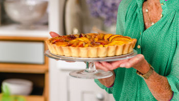 Френски тарт с праскови