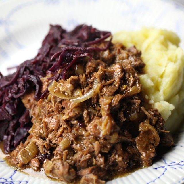 Хаше с картофено пюре