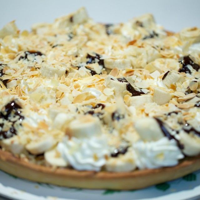 Пай с бананов сплит