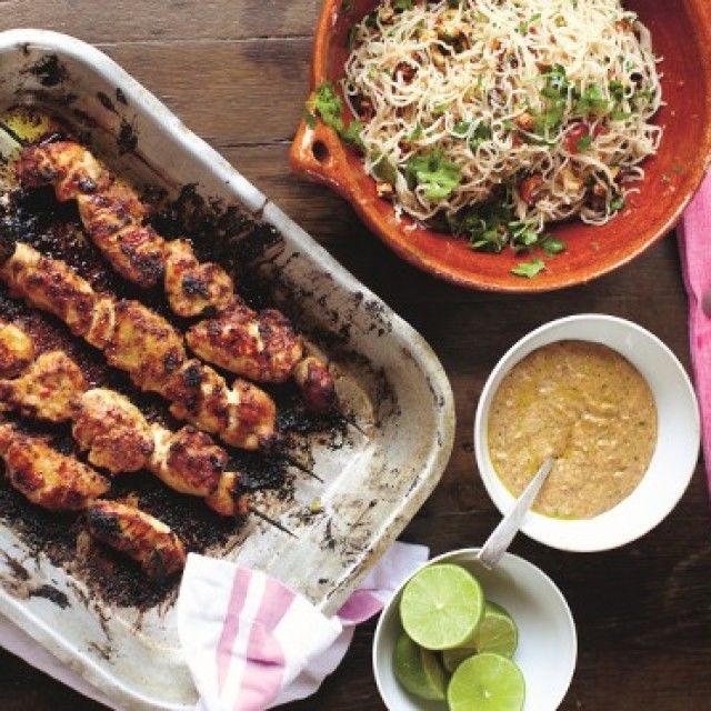 Пилешки сатай шишчета