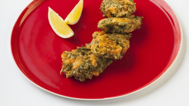 Кюфтенца от скариди и морски копър