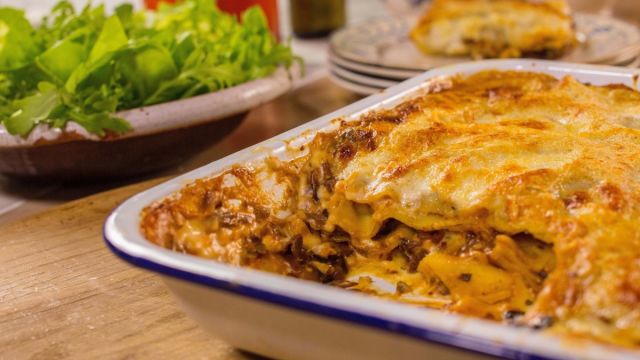 Лазаня с манатарки