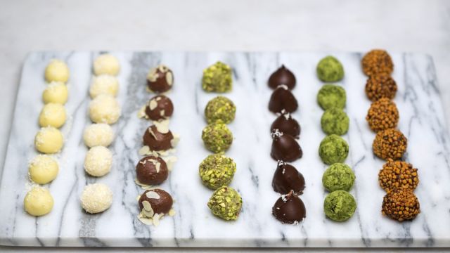 Трюфели с млечен шоколад