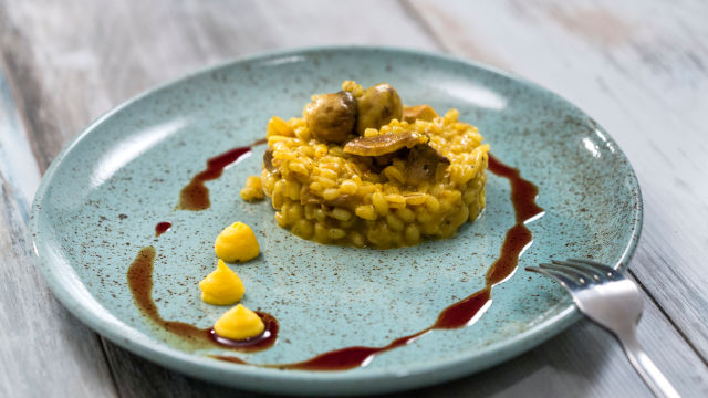 Орзото с гъби