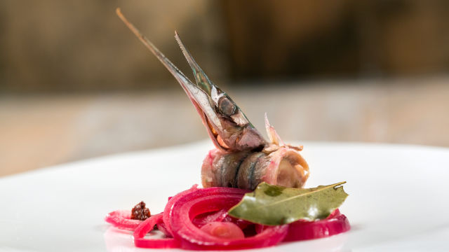 Зарган в марината