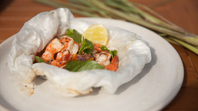 Скариди в хартия