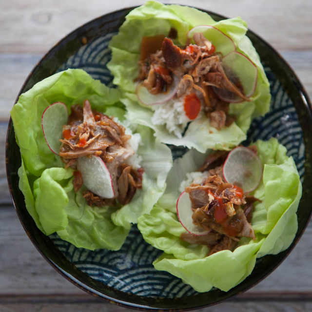 Патешки бутчета с паста мисо