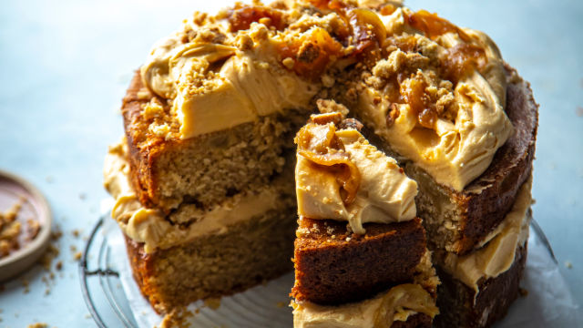 Ирландска ябълкова торта със солен карамел