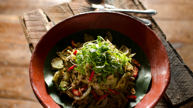 Салата от зелени домати