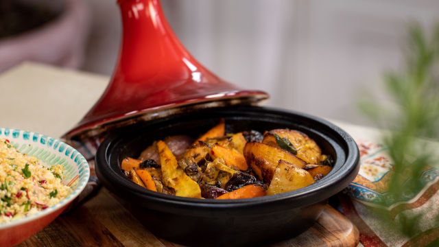 Зеленчуков тажин с кускус с нар