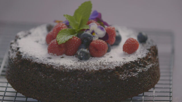 Веган шоколадова торта