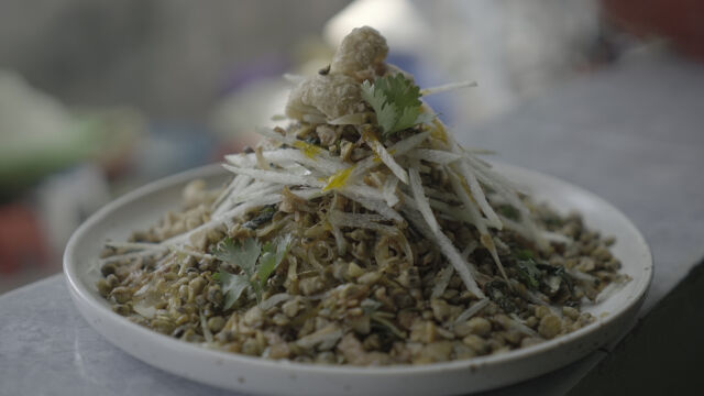 Бейби миди с оризови стъклени нудли