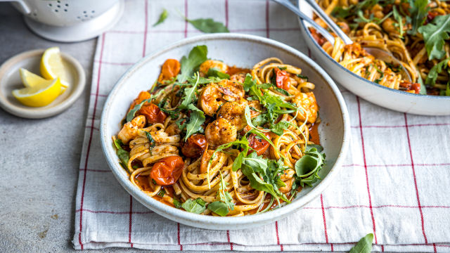 Паста със скариди пил пил