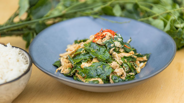 Бъркани яйца с маникай