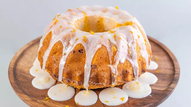 Портокалов кекс с шоколадови парченца