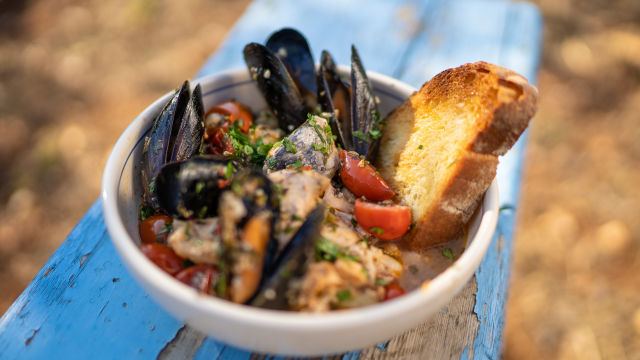 Италианска яхния с морски дарове Ciambotto