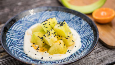 Kremasti miso tofu s dinjom