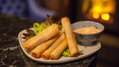 Cheese Burger proljetne rolade