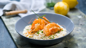 Rižoto od cvjetače sa škampima