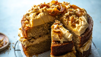 IRSKI KOLAČ S JABUKAMA SA SLANIM KARAMELOM