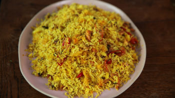 Biryani s kozicama i šafranom