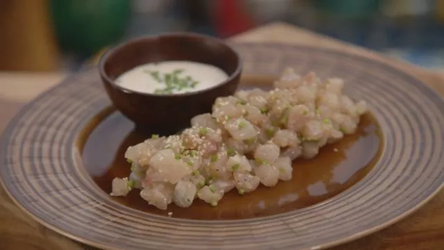 Tartar od brancina i jogurt s đumbirom