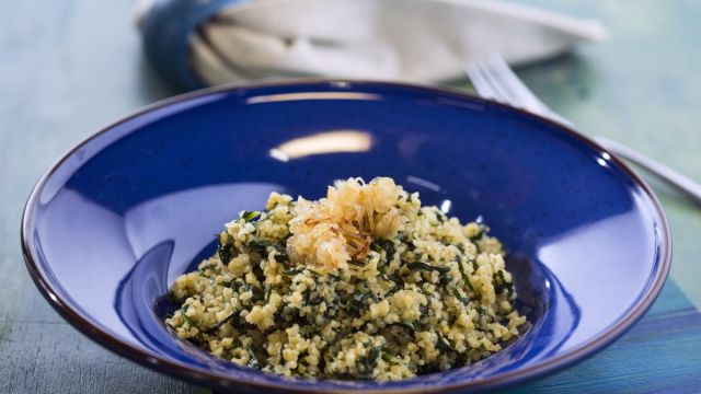 Bulgur pilav sa špinatom