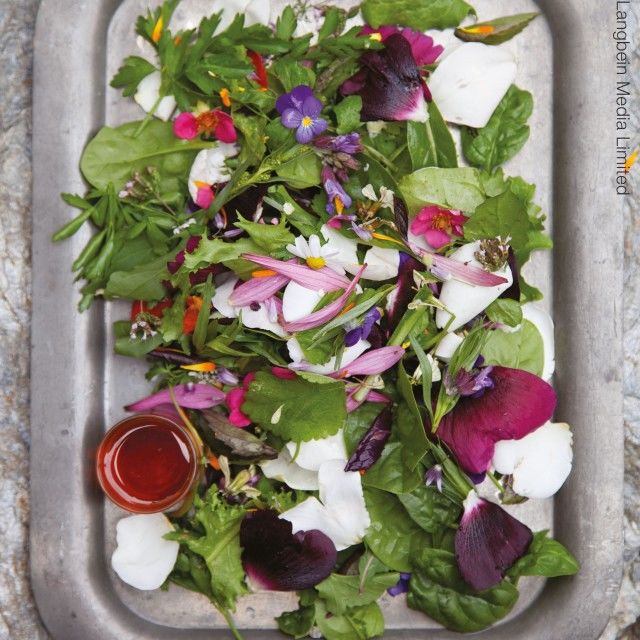 Aromatična salata s cvijećem