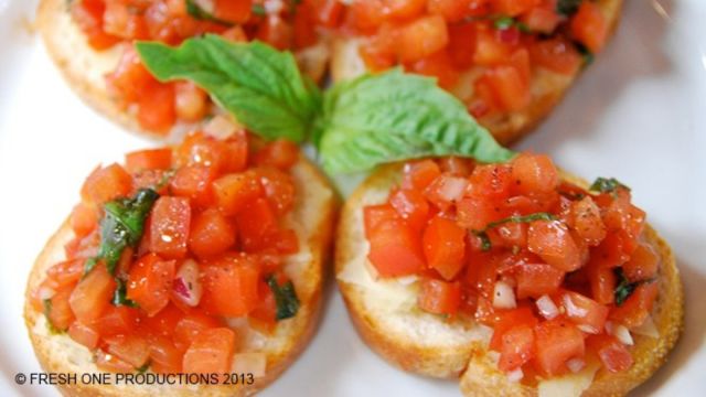 Bruschette s celerom i limetom