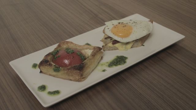 Tortice s rajčicama i Croque monsieur