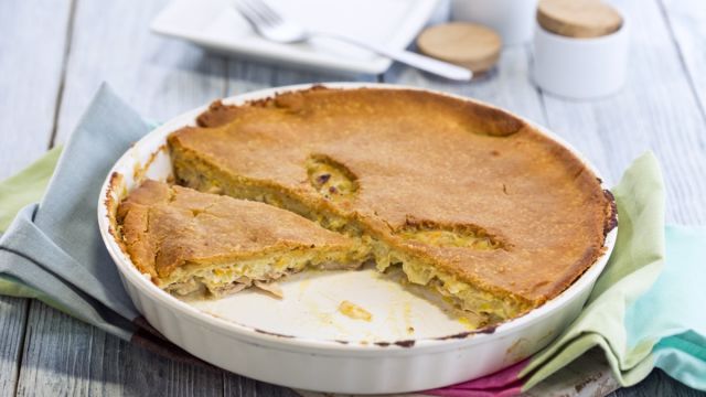 Pita s piletinom i topljenim sirom