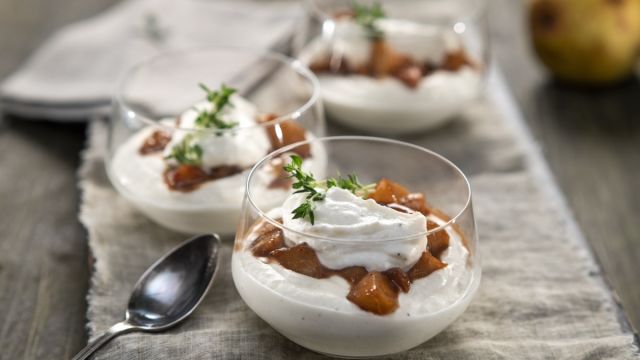 Karamelizirane kruške s kremom od ricotte