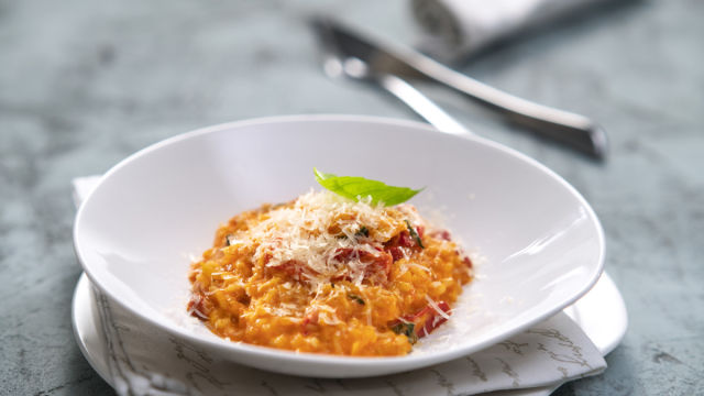 Rižoto od pečene paprike