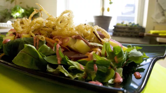 Salata od hladno dimljenog mesa losa