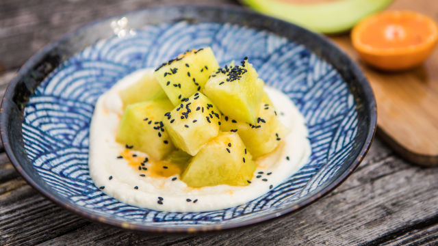 Kremasti miso tofu s dinjom