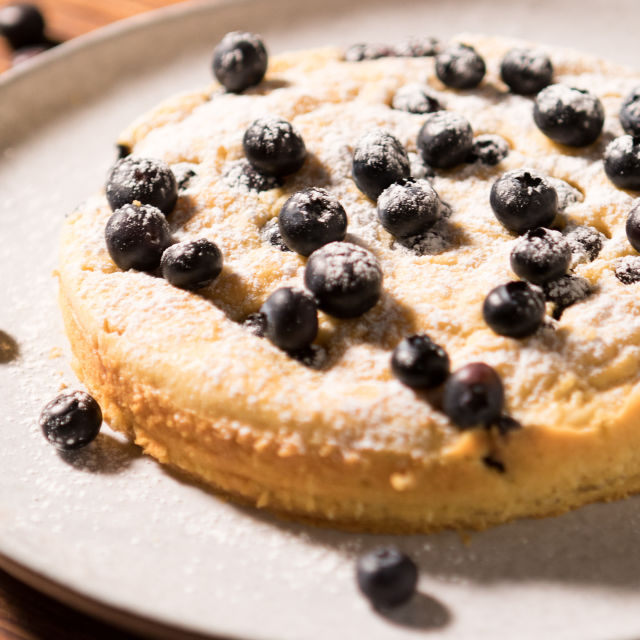 Clafoutis od borovnica i earl greya