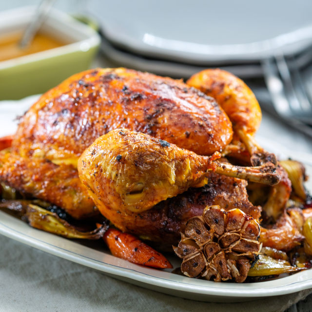 Pečena piletina s gustim umakom