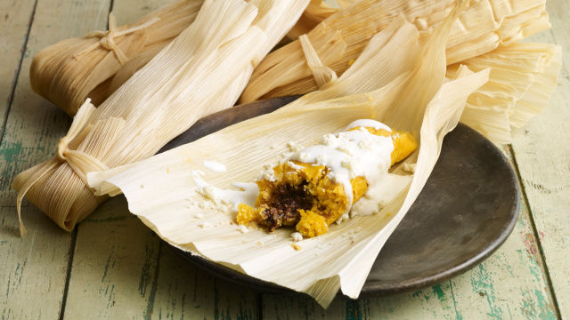 Tamalesi od batata i crnog graha