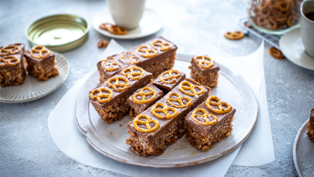 Kocke od rižinih pahuljica i pereca