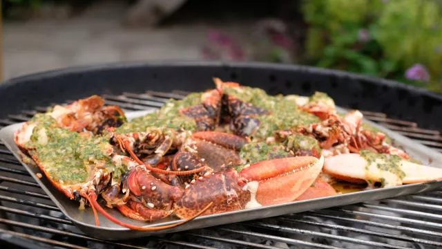 Thermidor jastoga na roštilju