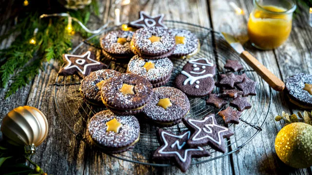 Začinjeni karamel keksi