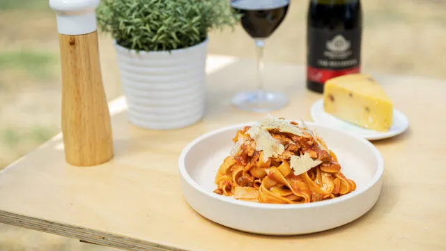 Pačji ragu s paštom pappardelle