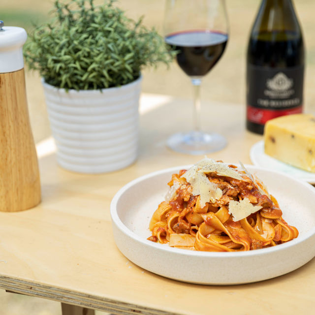 Pačji ragu s paštom pappardelle
