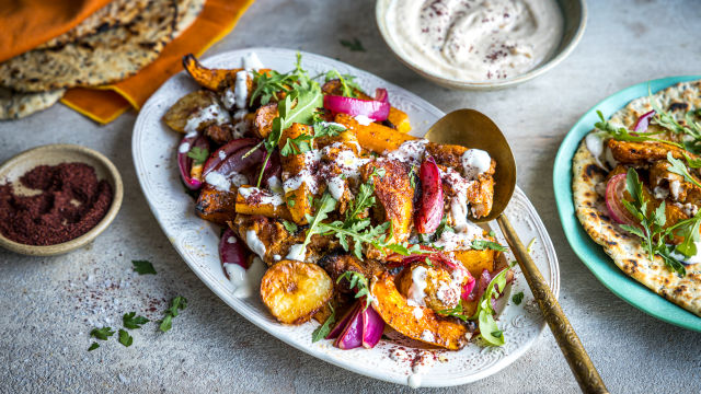 Shawarma od piletine i zelenja